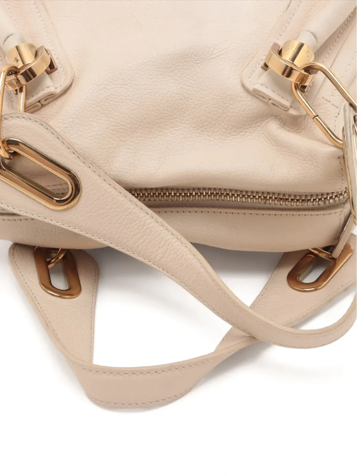 Chloé Pre-Owned Paraty 2ウェイ トートバッグ BEIGE - 画像4