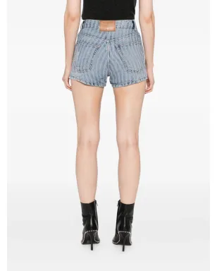Alexander Wang スター付きデニムショートパンツ - サムネイル4