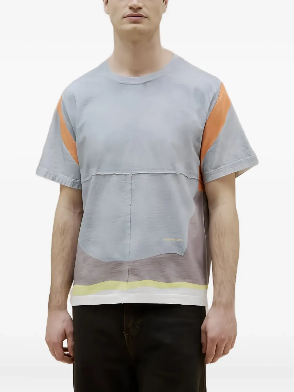 Eckhaus Latta ラップドTシャツ - 画像2