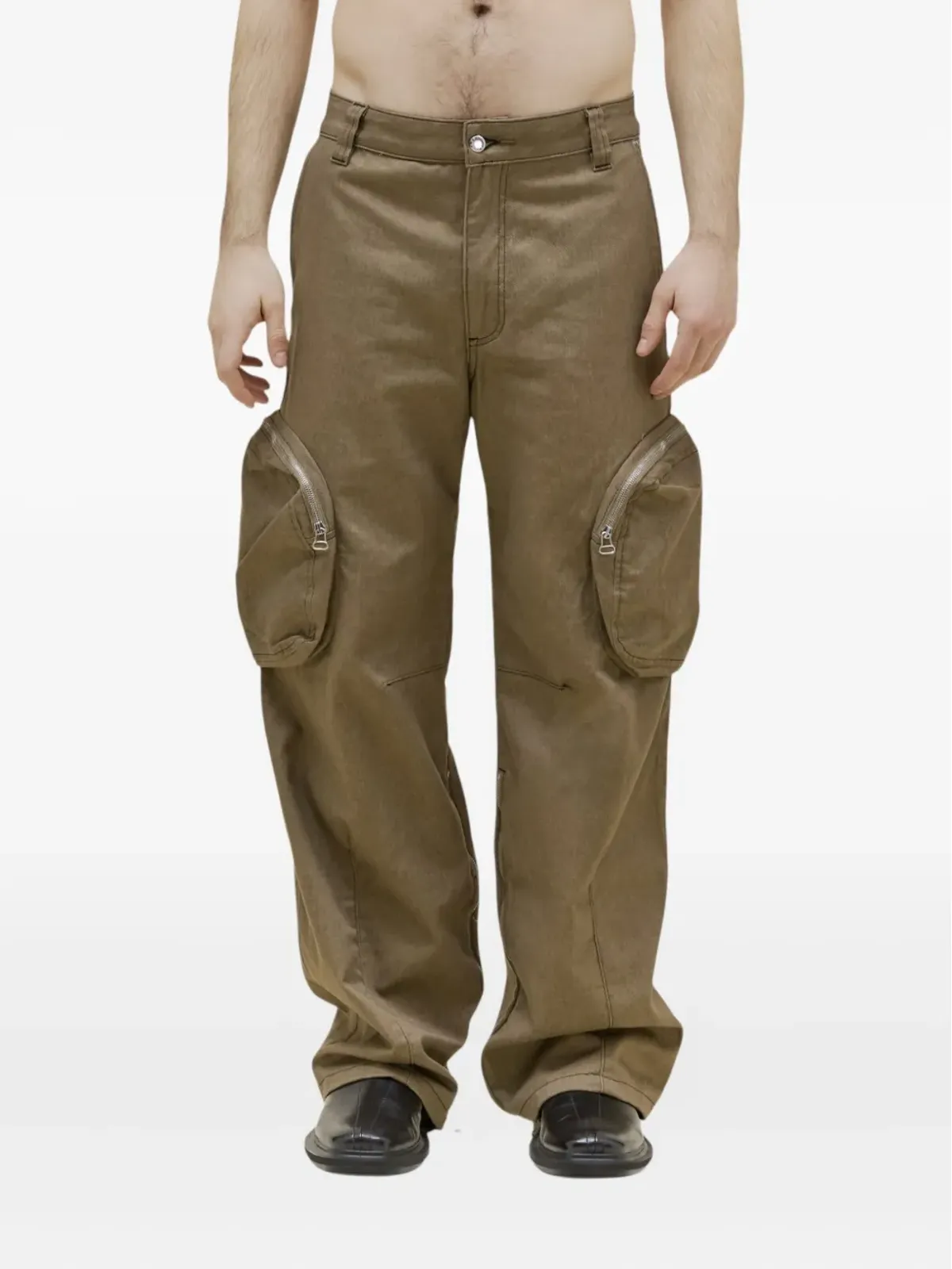 Eckhaus Latta ジップポケットカーゴパンツ - 画像3