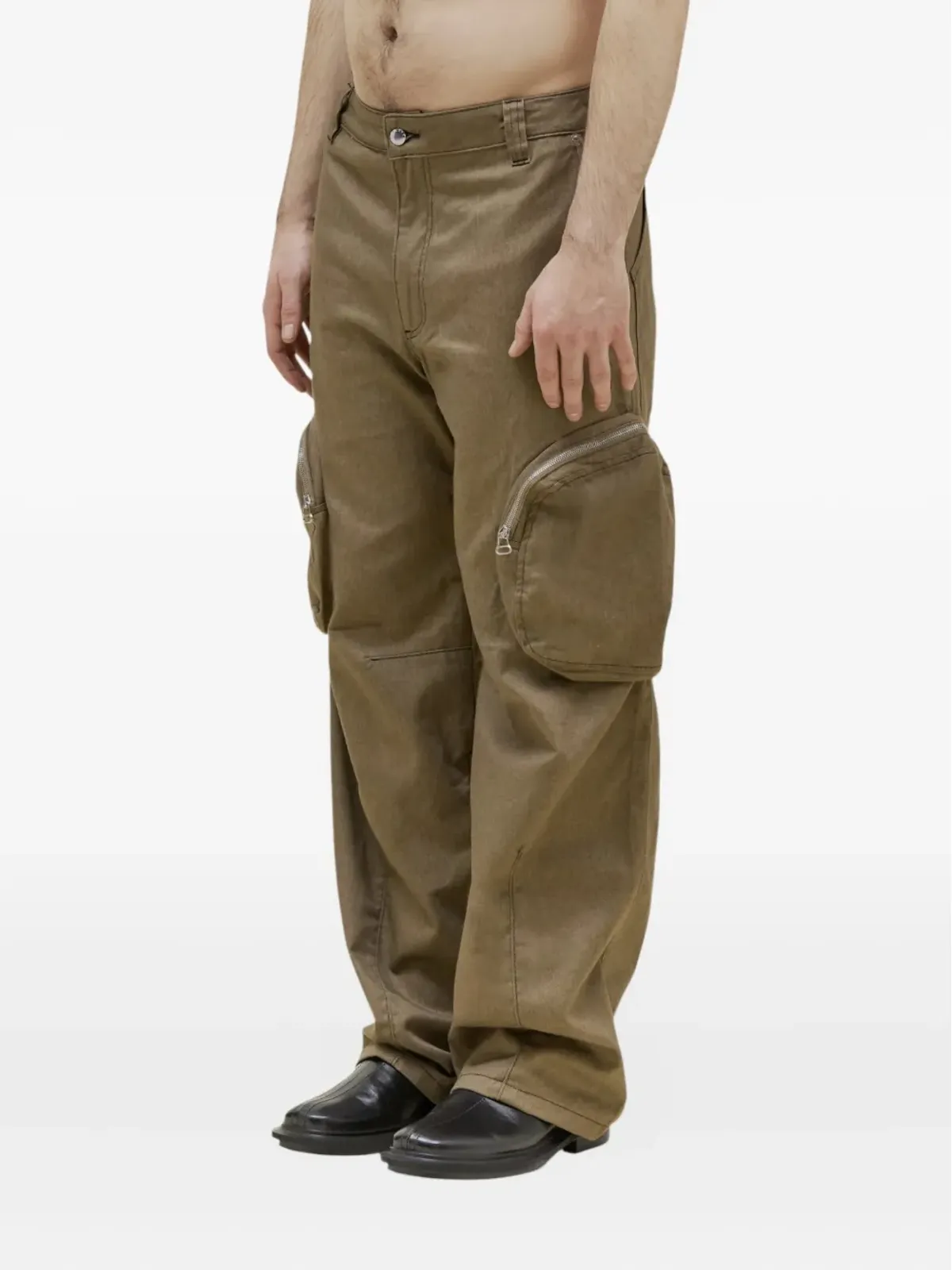 Eckhaus Latta ジップポケットカーゴパンツ - 画像4