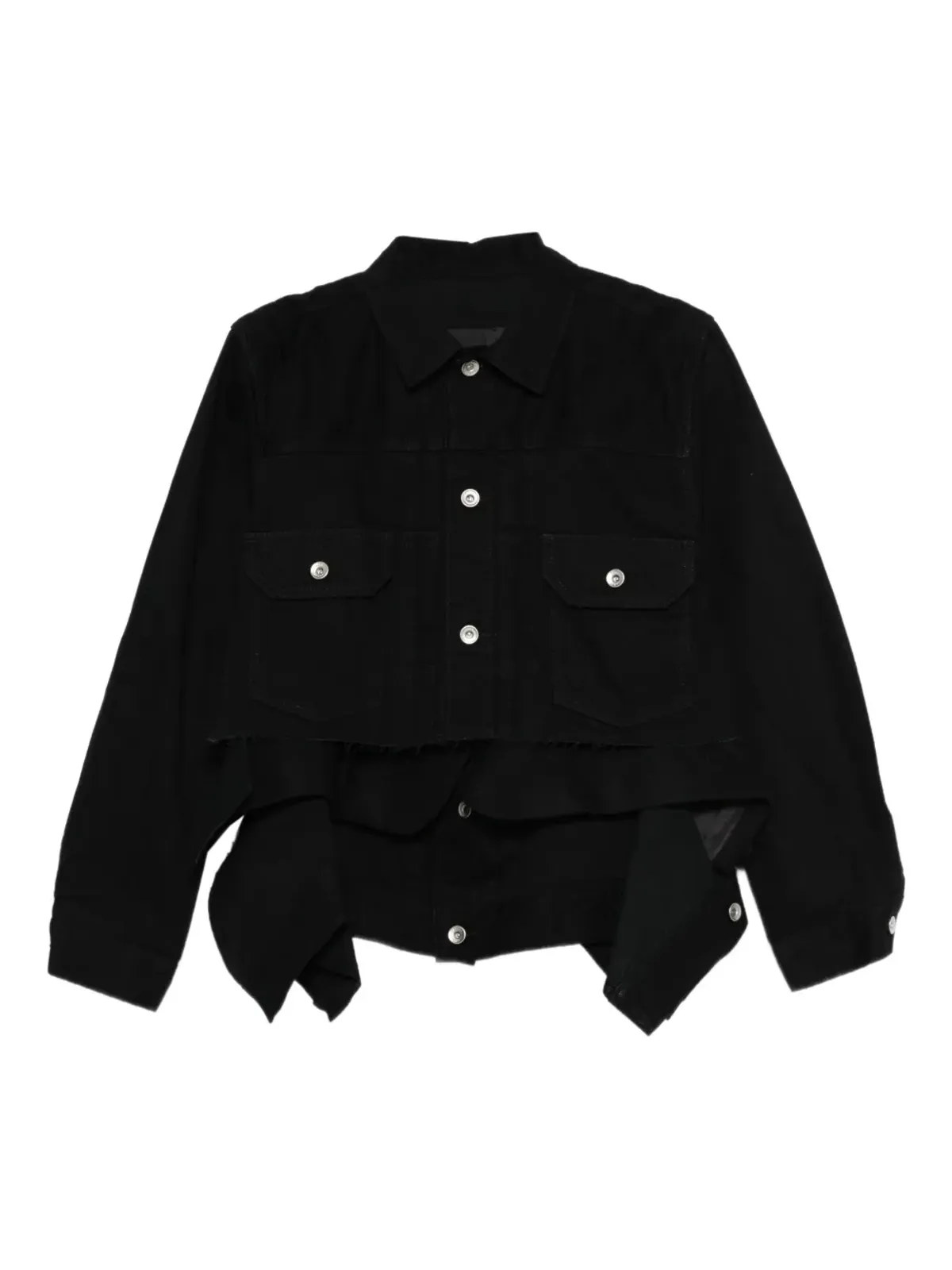 sacai レイヤードデニムジャケット - 画像1