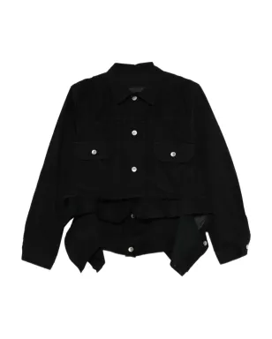 sacai レイヤードデニムジャケット - サムネイル1