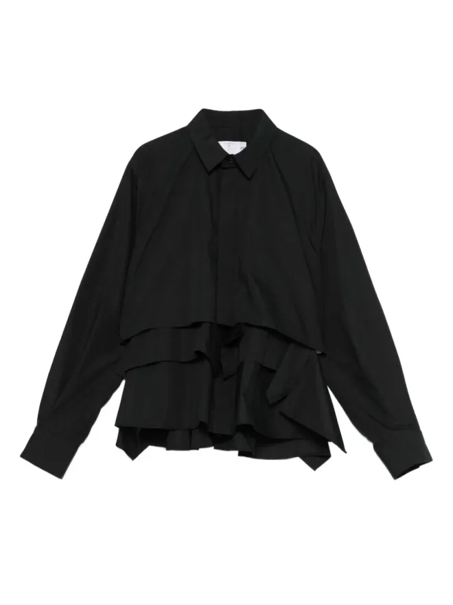 sacai sacai レイヤードフリルシャツの商品画像