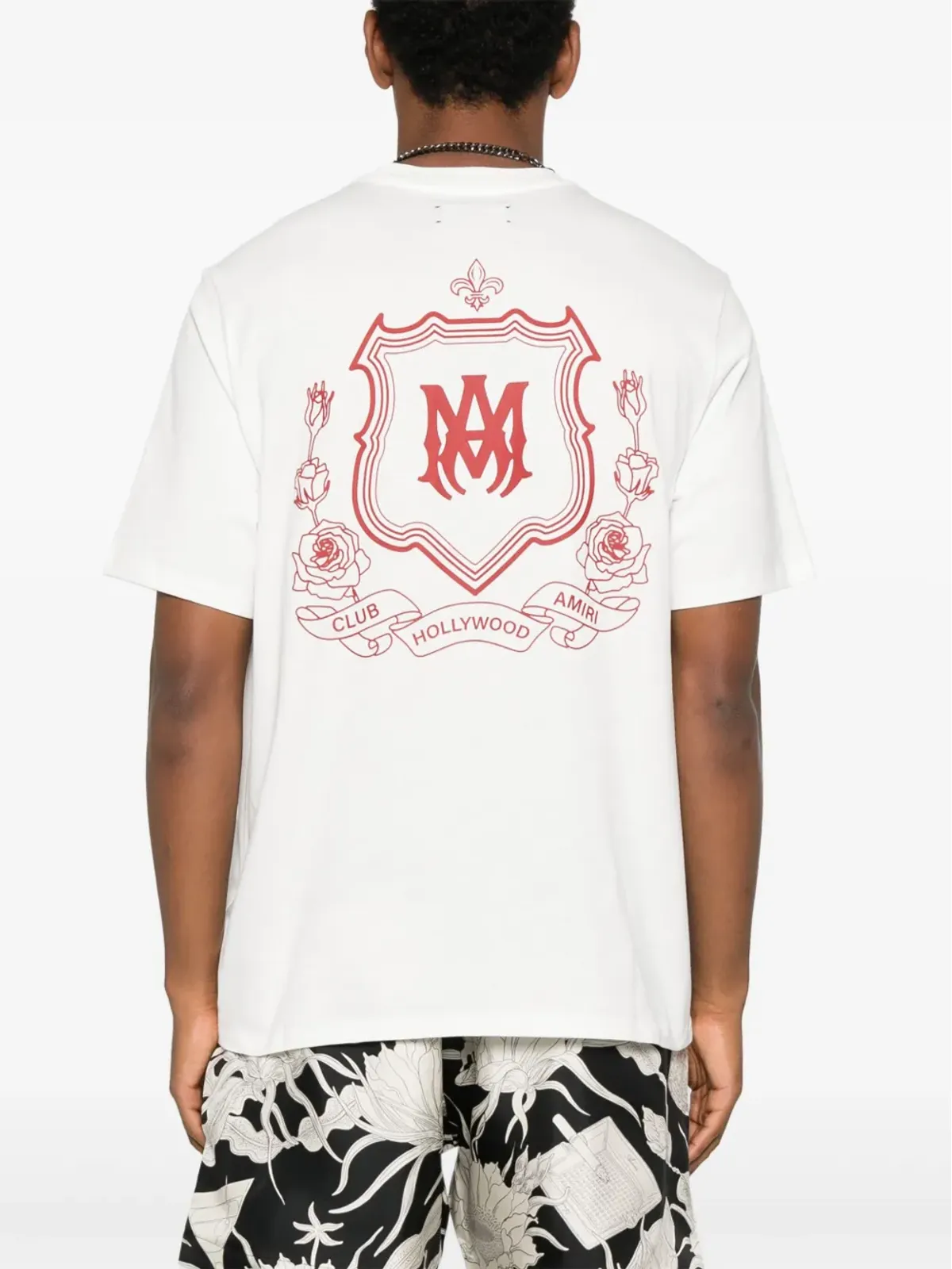 AMIRI crest-embellished T-shirt - White - 画像3