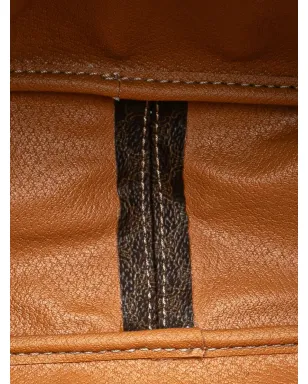 Celine Pre-Owned 1996 マカダム コーテッドキャンバス サッチェル - ブラウン - サムネイル5