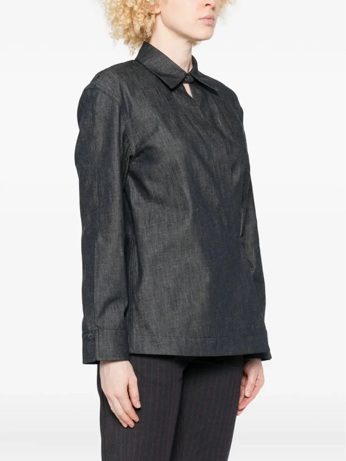 FENDI ラップ風デニムシャツ - 画像3
