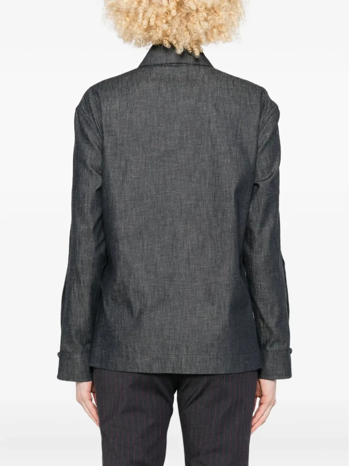 FENDI ラップ風デニムシャツ - 画像4
