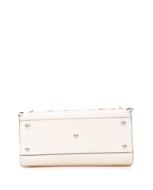 Fendi Pre-Owned 小型バイカラー カーフスキン ウィップステッチ ランウェイ・サッチェル ブラウン - サムネイル4