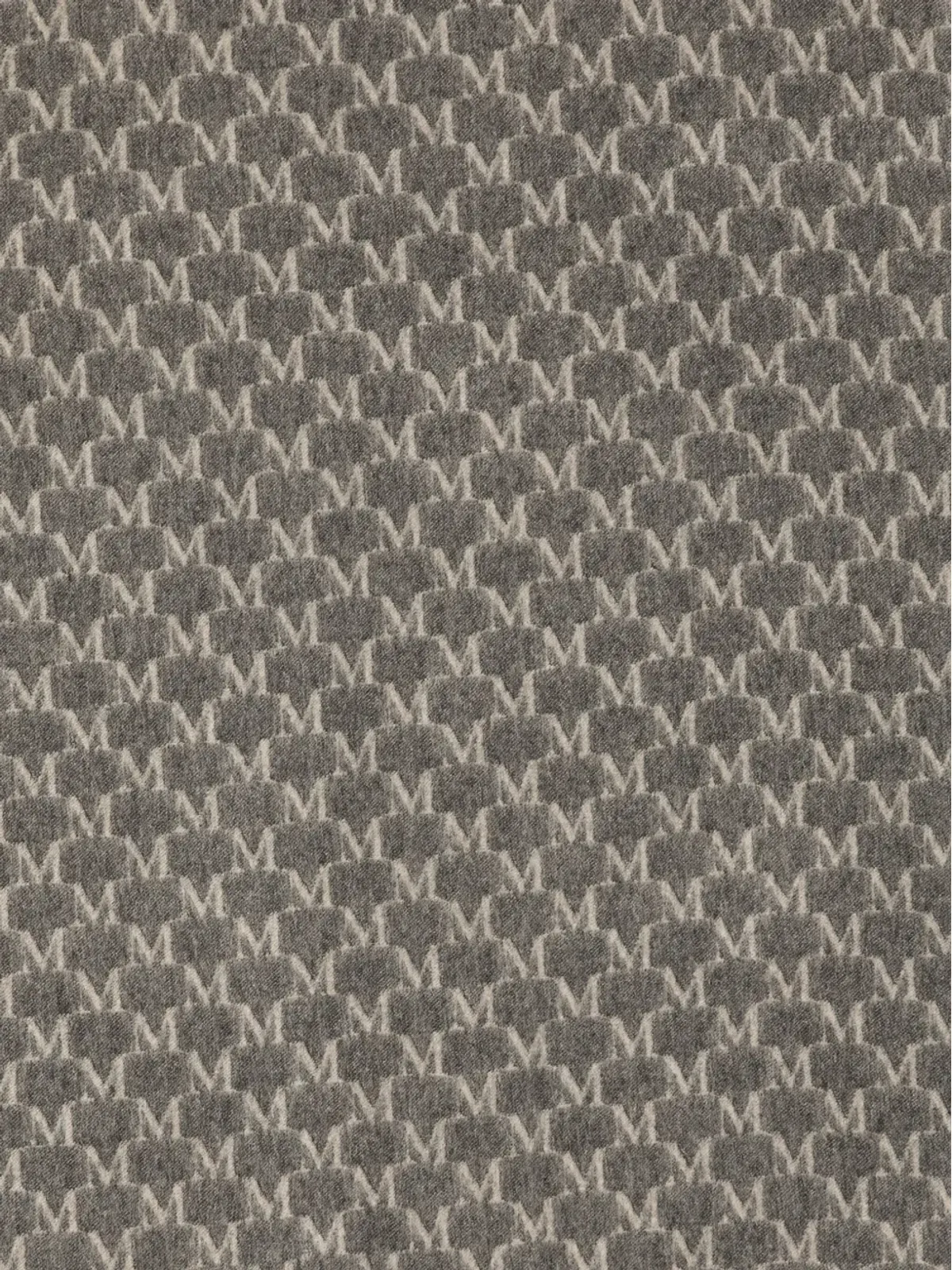 Max Mara モノグラム柄フリンジスカーフ - 画像2
