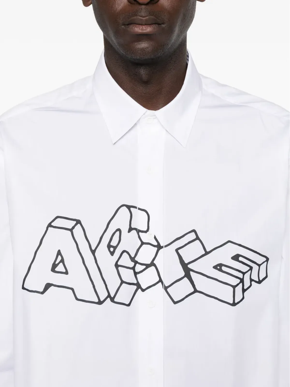 Arte Antwerp 3Dレタリングシャツ ホワイト - 画像5