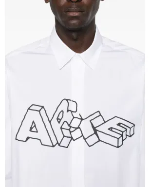 Arte Antwerp 3Dレタリングシャツ ホワイト - サムネイル5