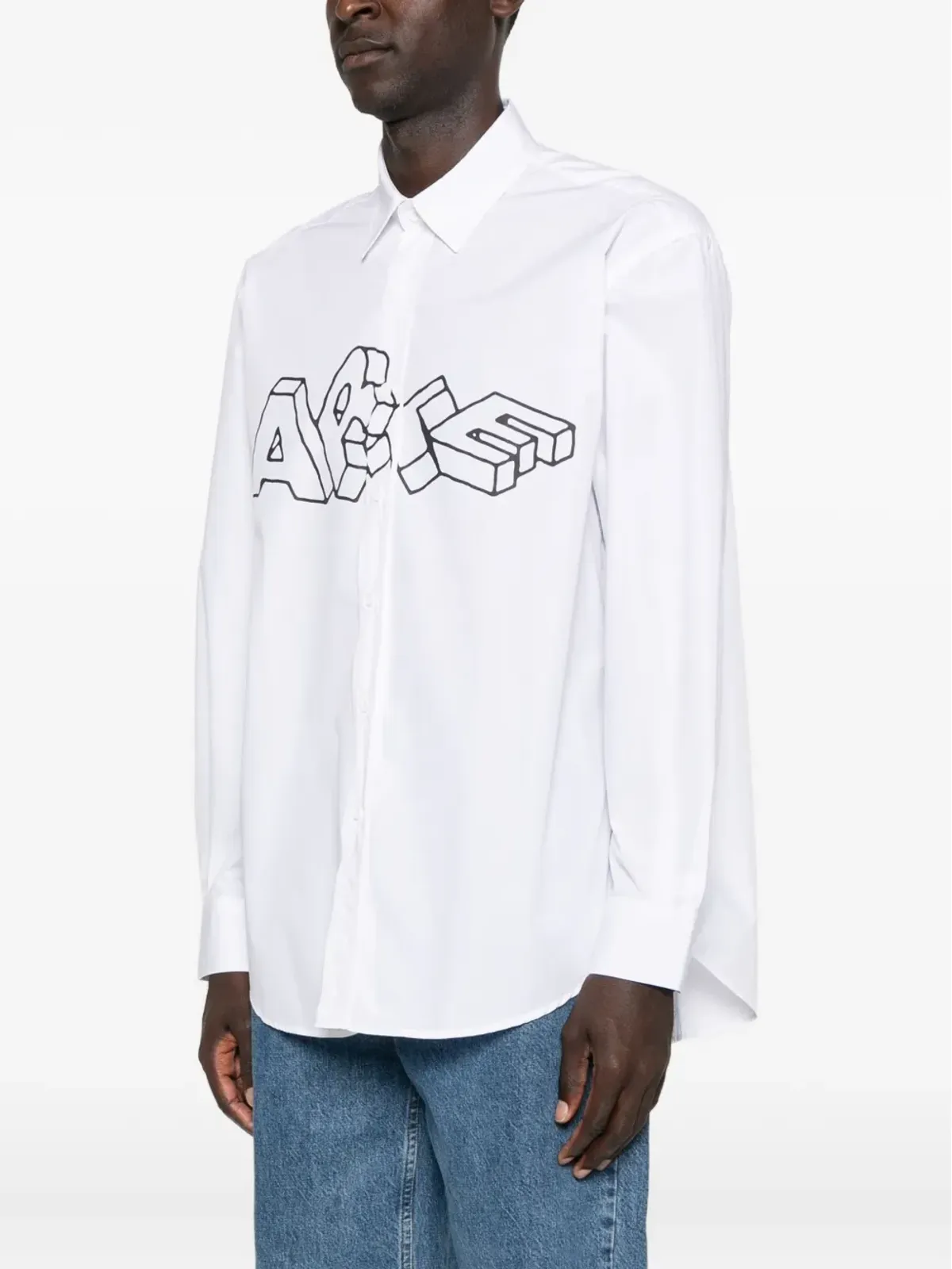 Arte Antwerp 3Dレタリングシャツ ホワイト - 画像3