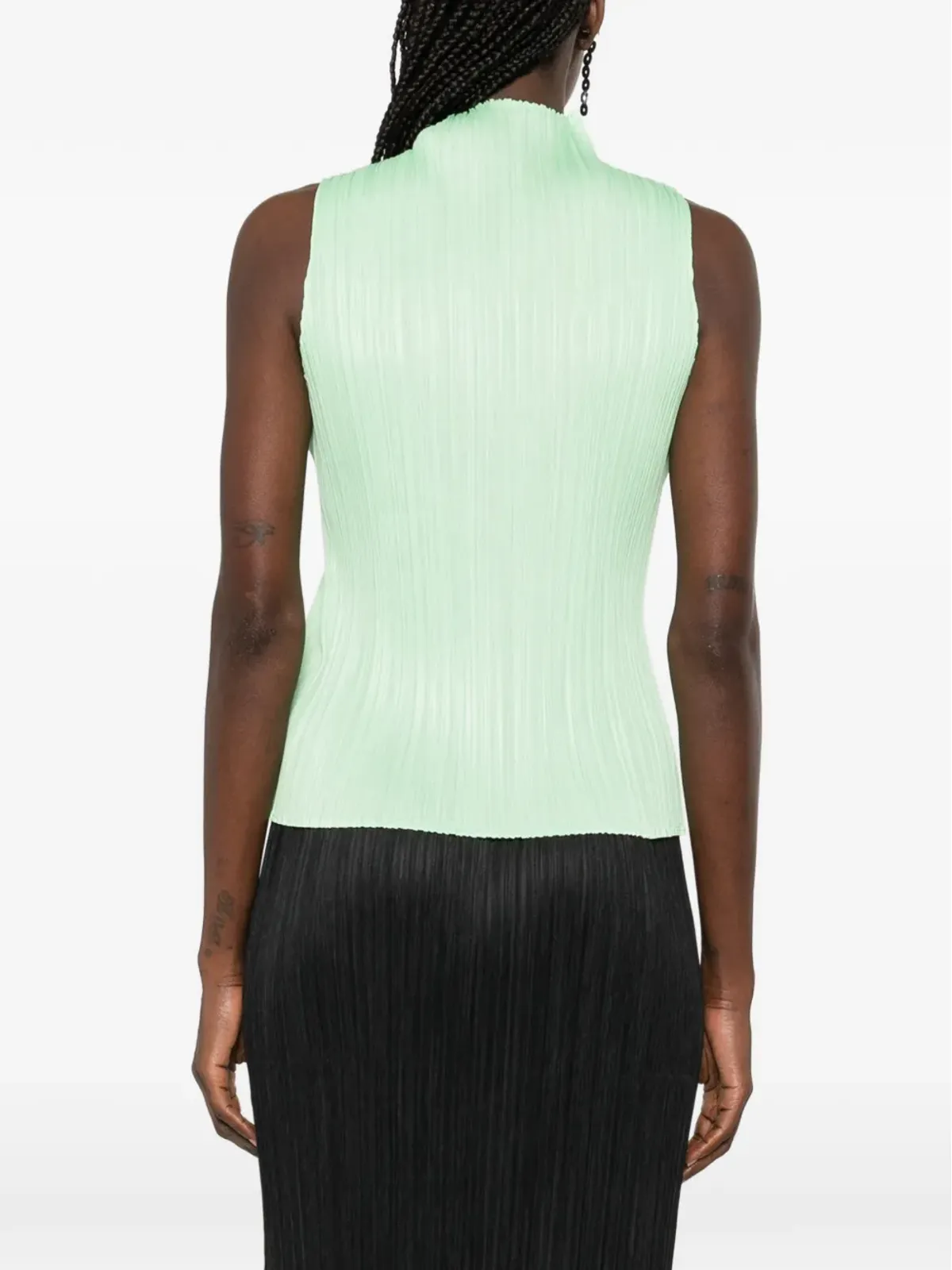 Pleats Please Issey Miyake 高ネックプリーツベスト - 画像4