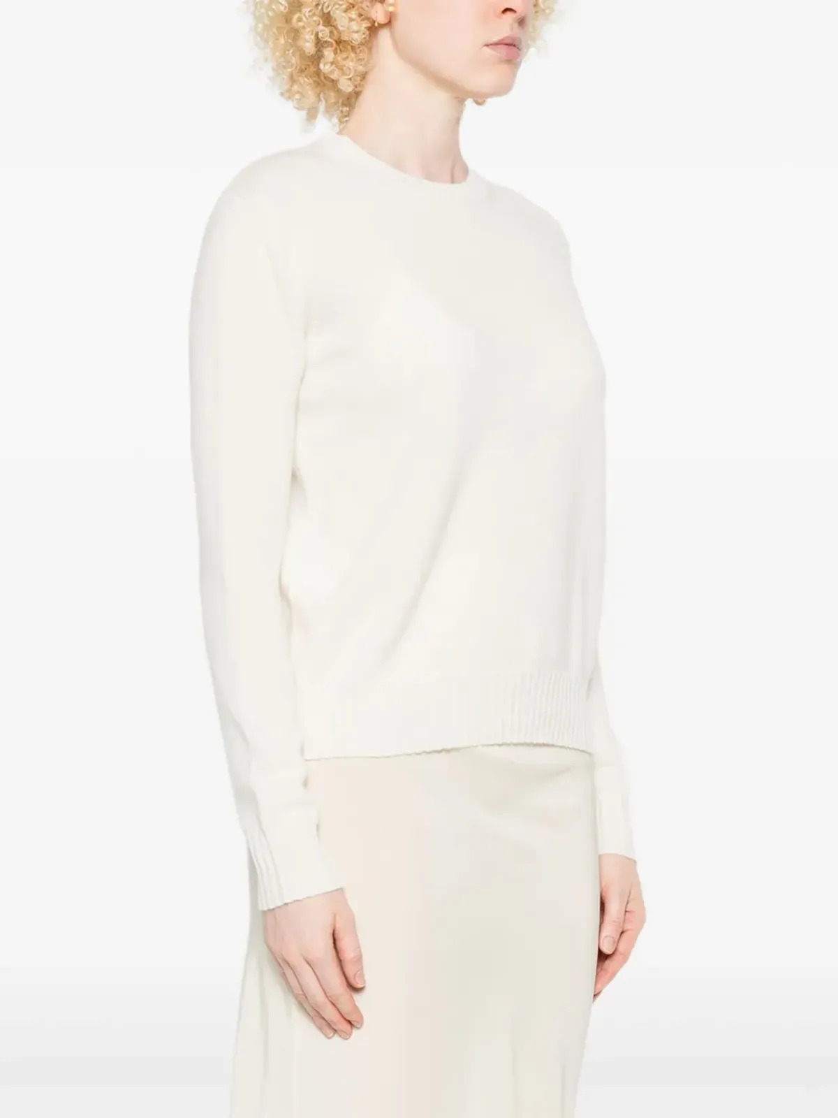 Max Mara ラウンドネック長袖セーター - 画像3