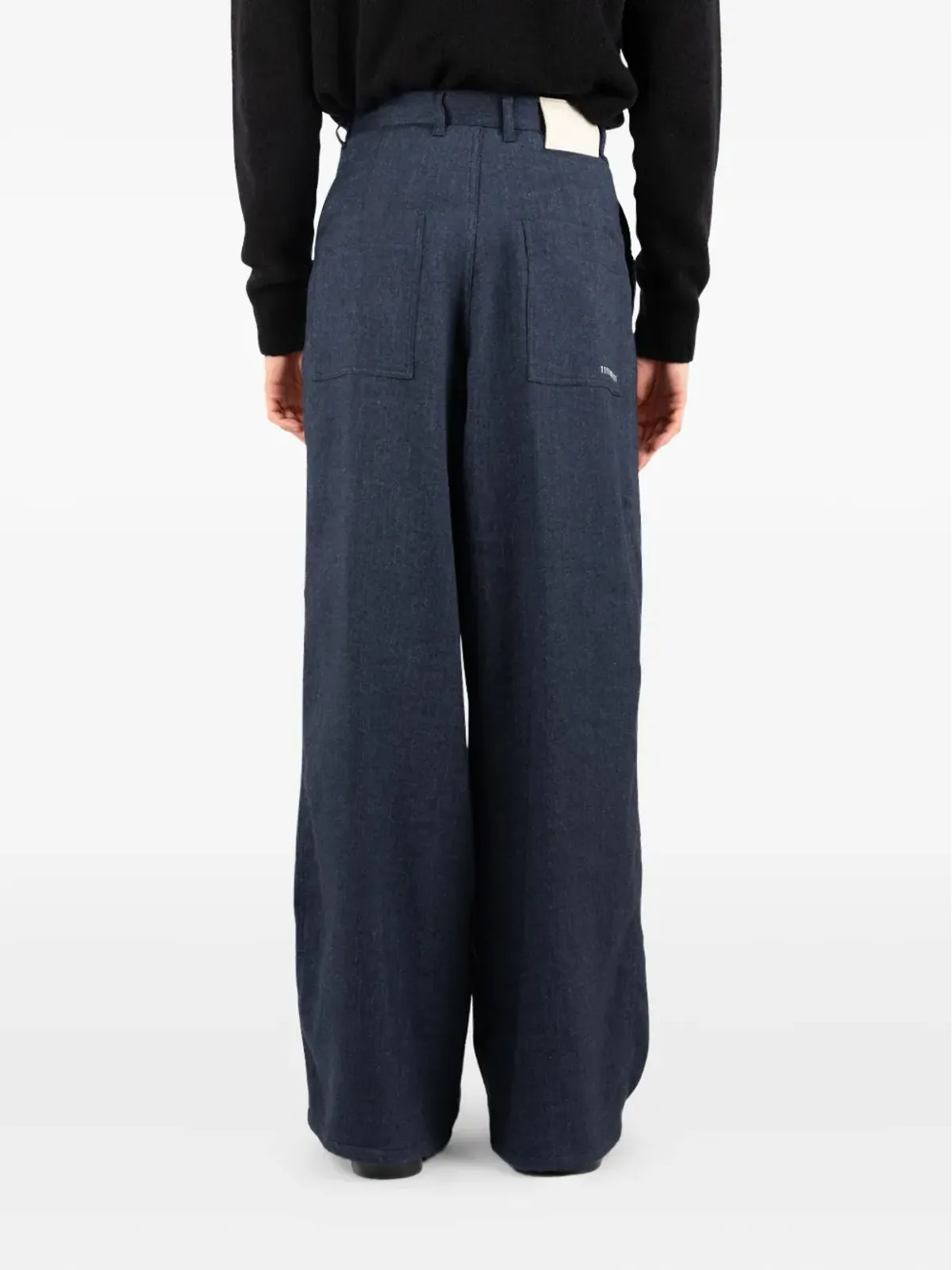Société Anonyme St Andrew pleat-detail trousers - Blue - 画像5