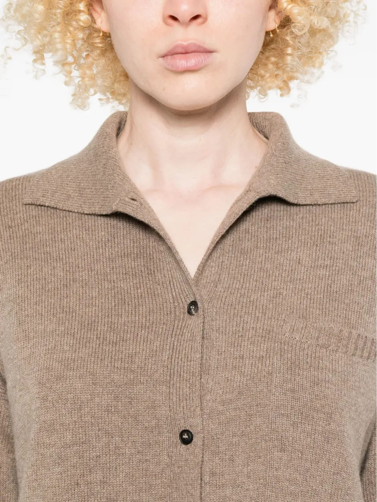 Max Mara ボタン留め胸ポケット付きカーディガン - 画像5