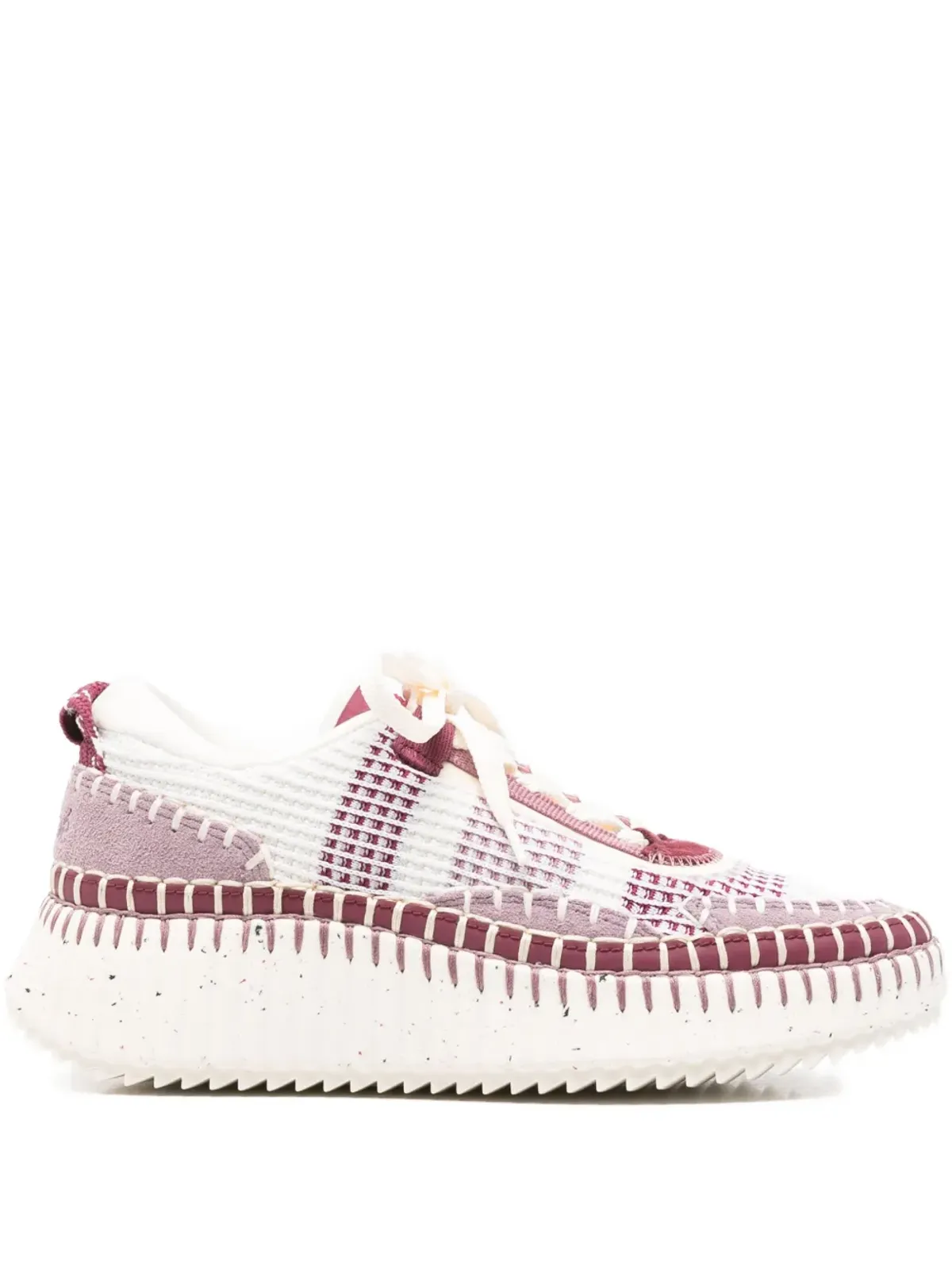 Chloé Nama レースアップスニーカー - 画像1