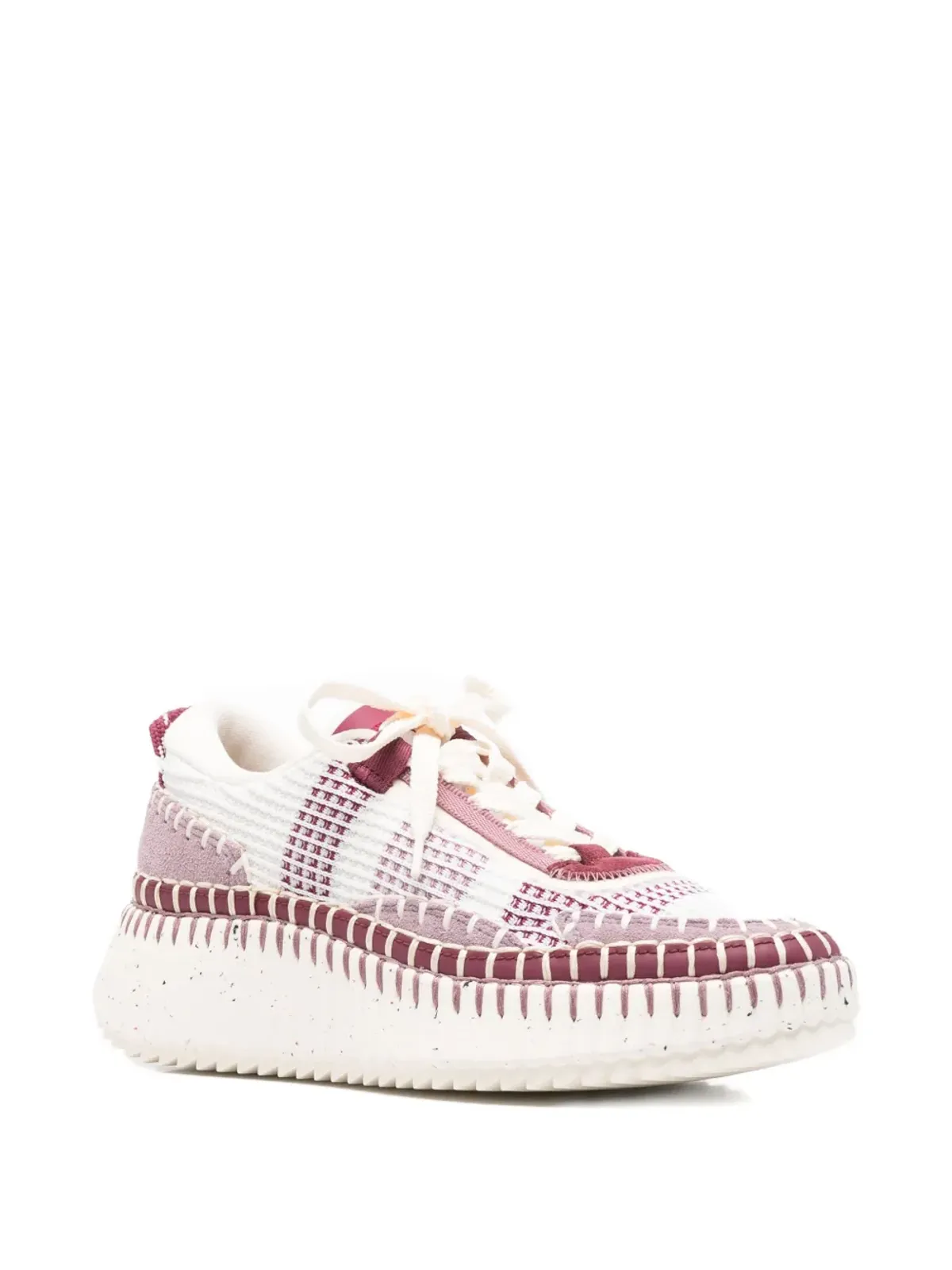 Chloé Nama レースアップスニーカー - 画像2
