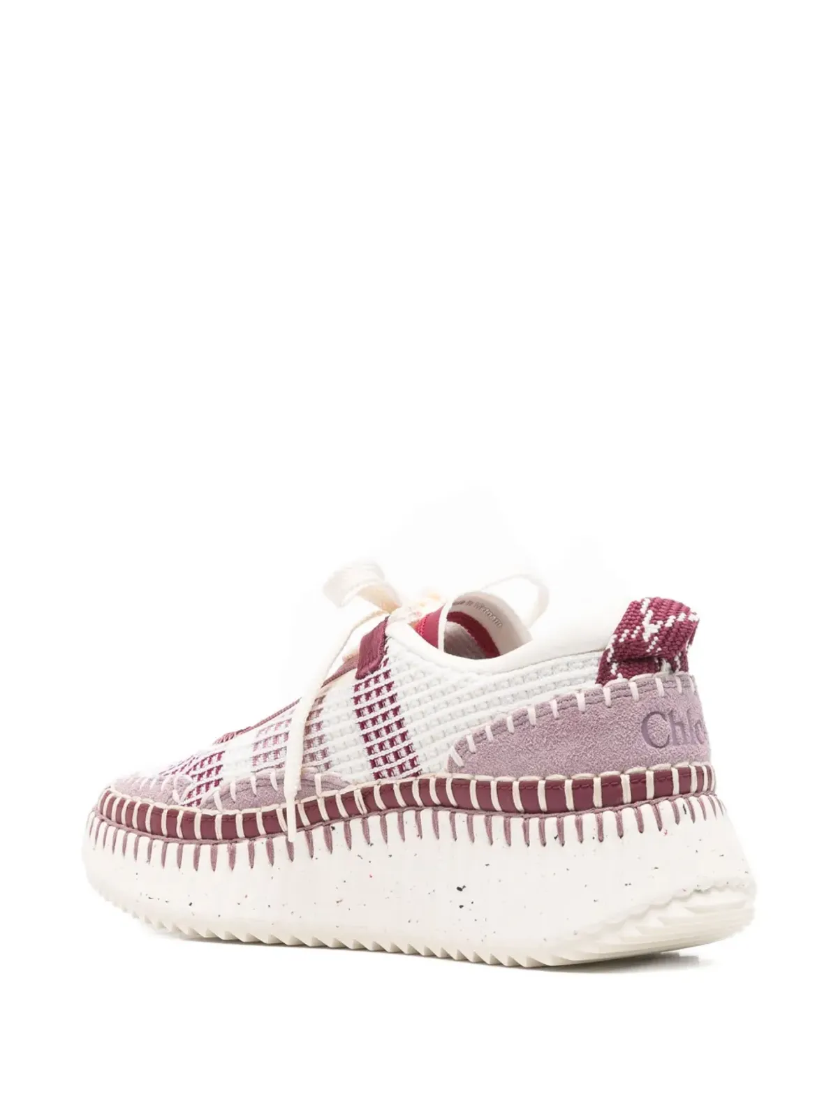 Chloé Nama レースアップスニーカー - 画像3