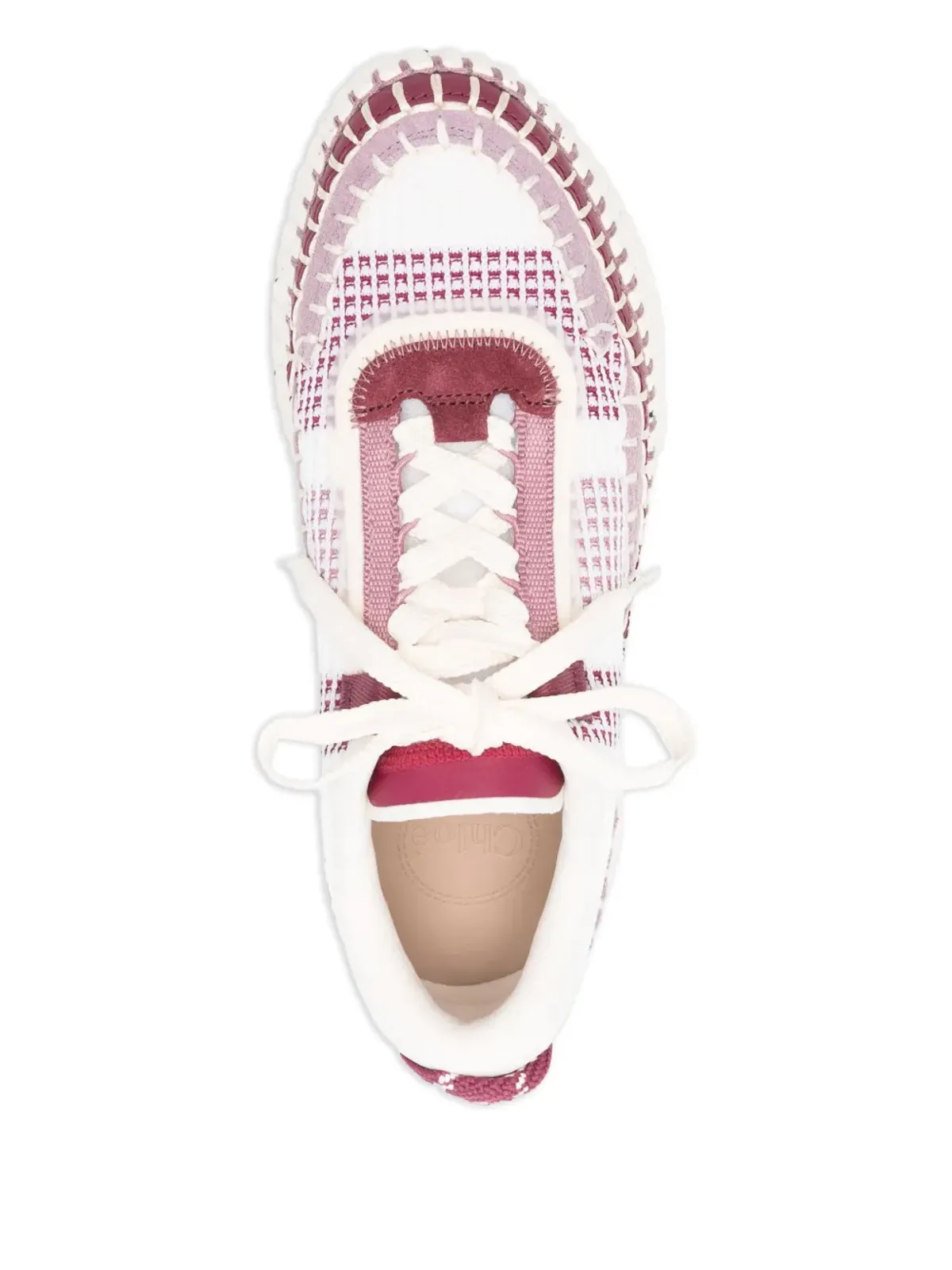 Chloé Nama レースアップスニーカー - 画像4