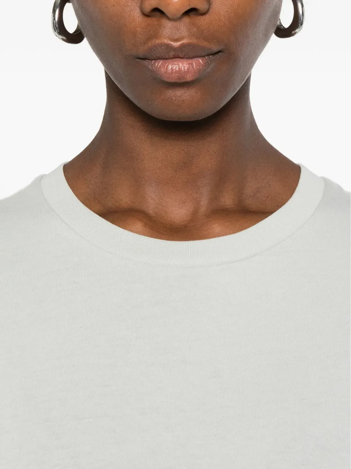 6397 ショートスリーブ クルーネック Tシャツ - グレー - 画像5