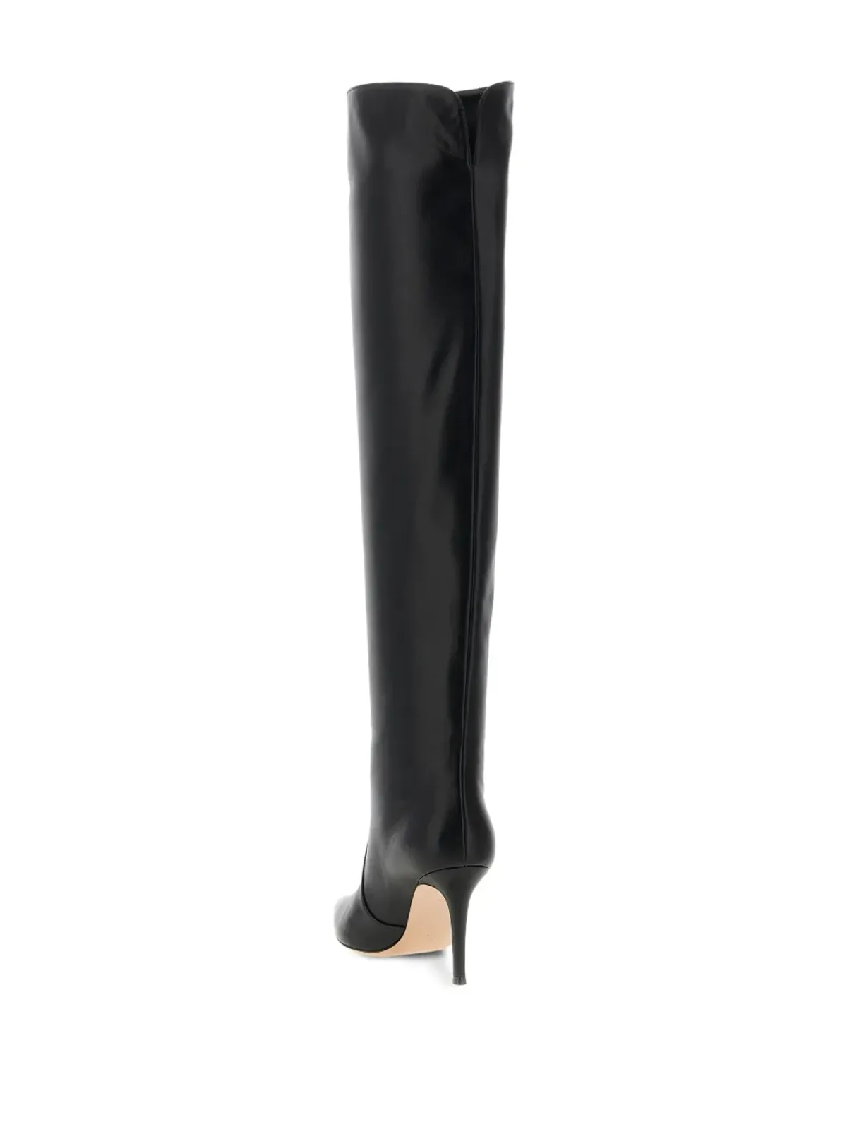 Gianvito Rossi Cuissard ポインテッドトゥ ブーツ ブラック - 画像3