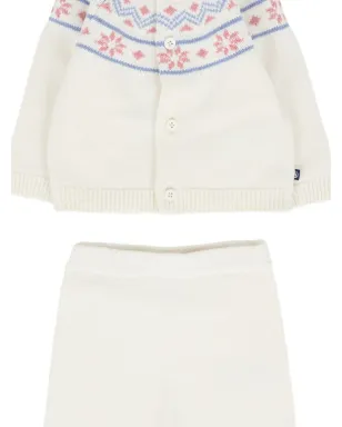 Petit Bateau フェアアイル柄 トラウザーズセット - ベージュ系 - サムネイル3