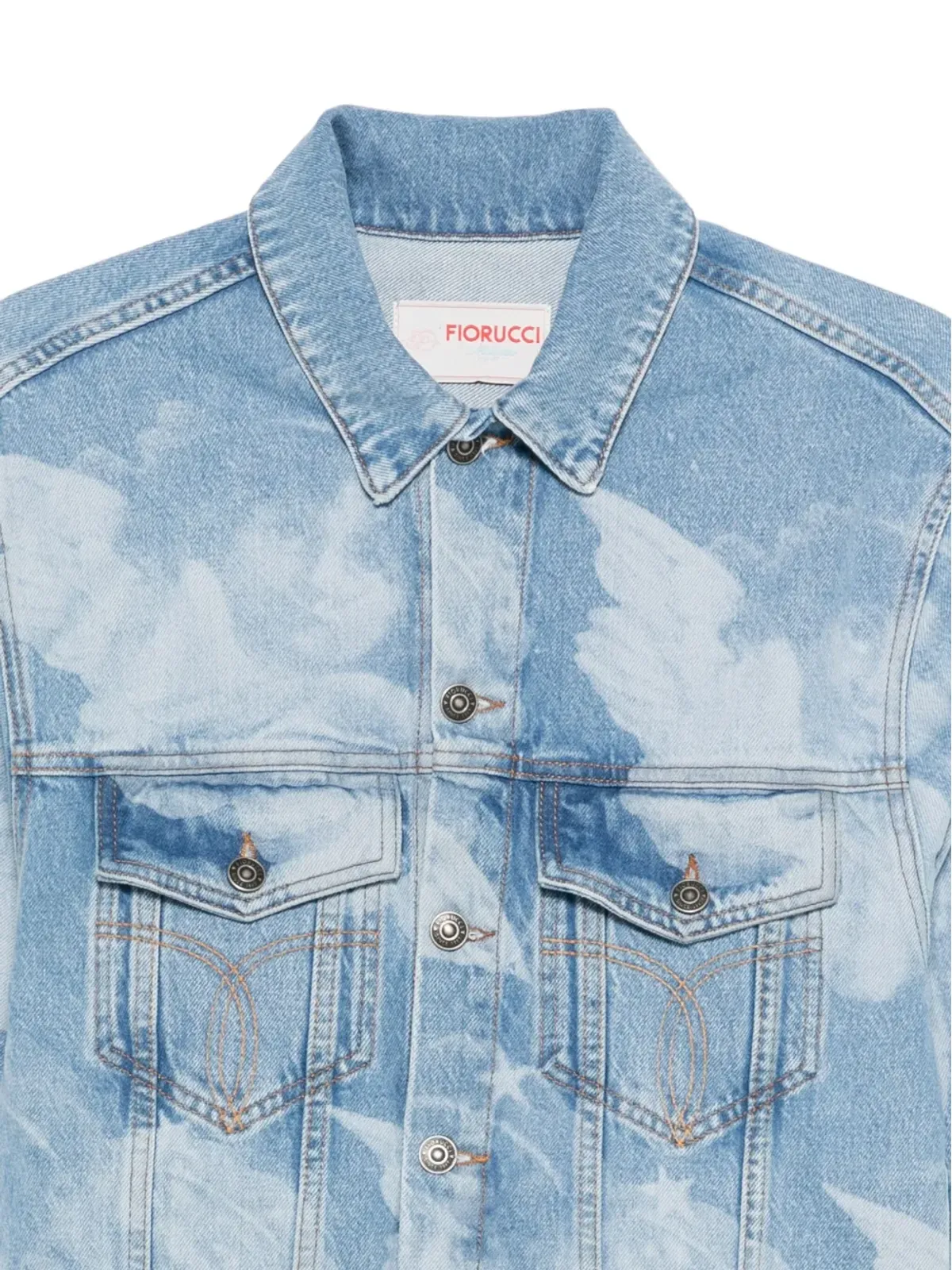 Fiorucci クラウドプリントデニムジャケット - 画像3