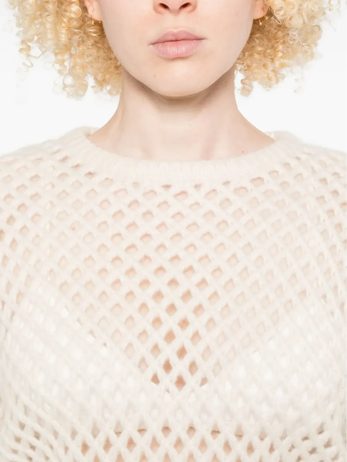 Max Mara オープンニット長袖セーター - 画像5