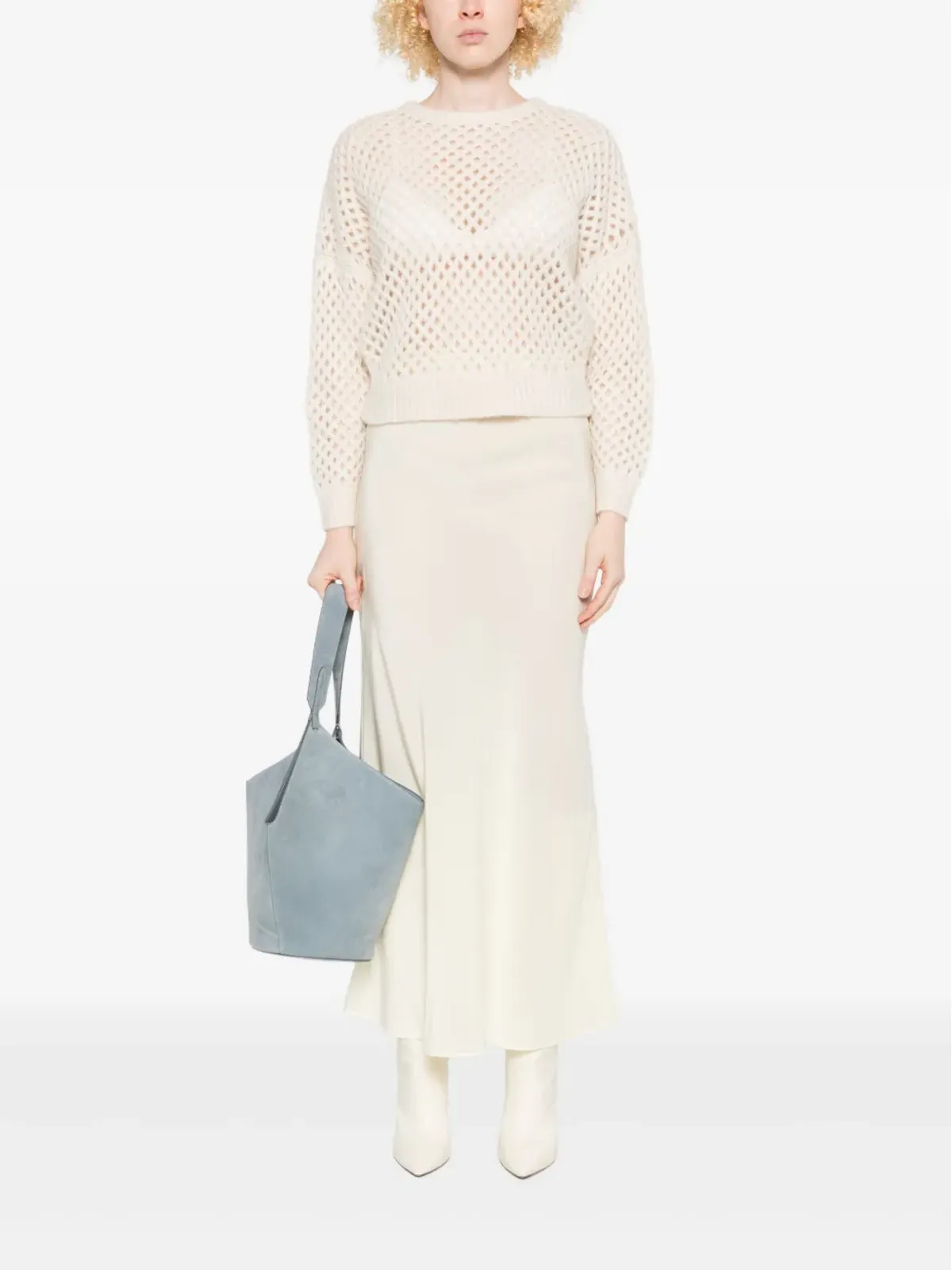 Max Mara オープンニット長袖セーター - 画像2