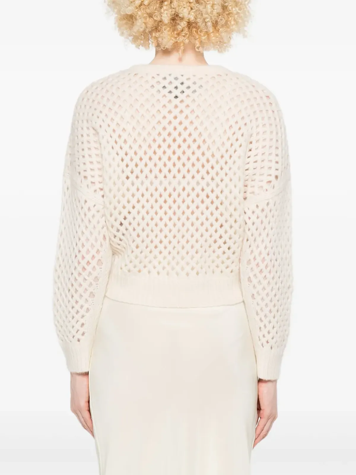 Max Mara オープンニット長袖セーター - 画像4