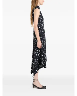 Proenza Schouler Devora midi dress - Black - サムネイル3