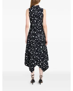Proenza Schouler Devora midi dress - Black - サムネイル4