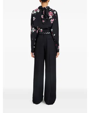 Proenza Schouler カウルネック花柄ブラウス - サムネイル4