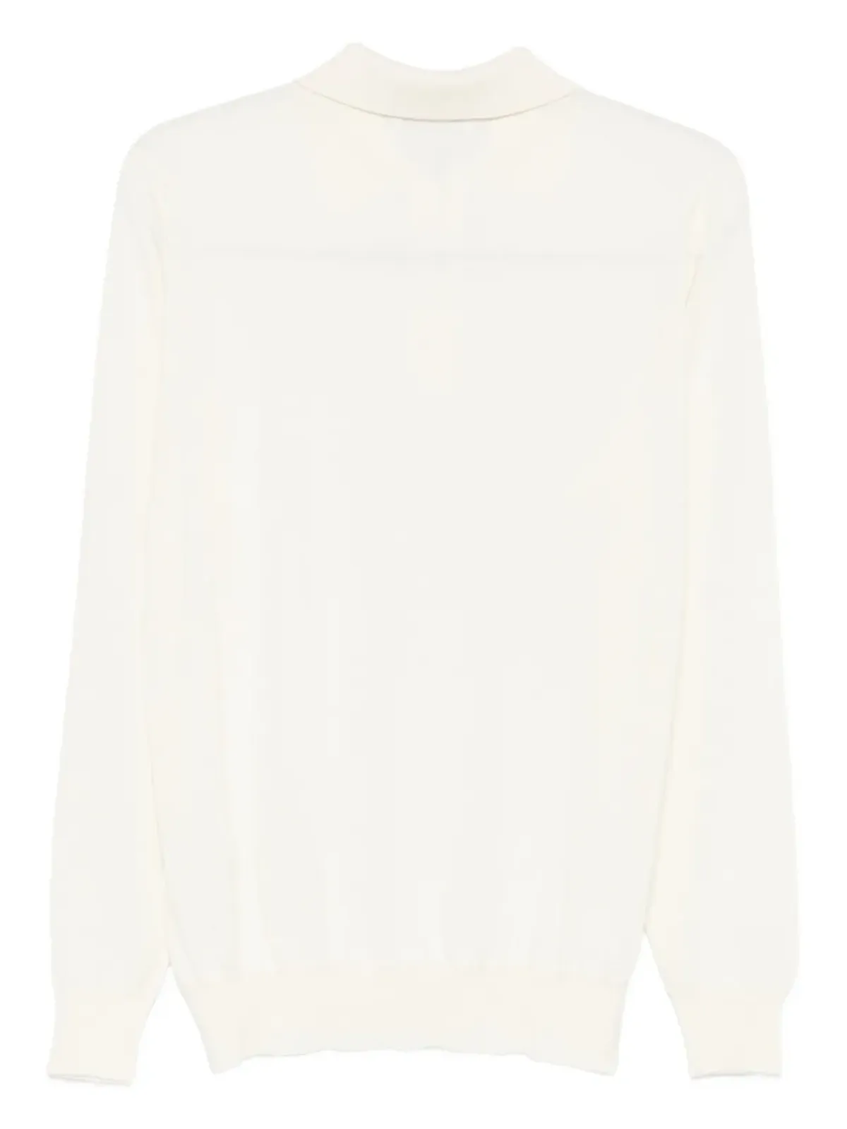 Lardini 半ジップポロシャツ - White - 画像2