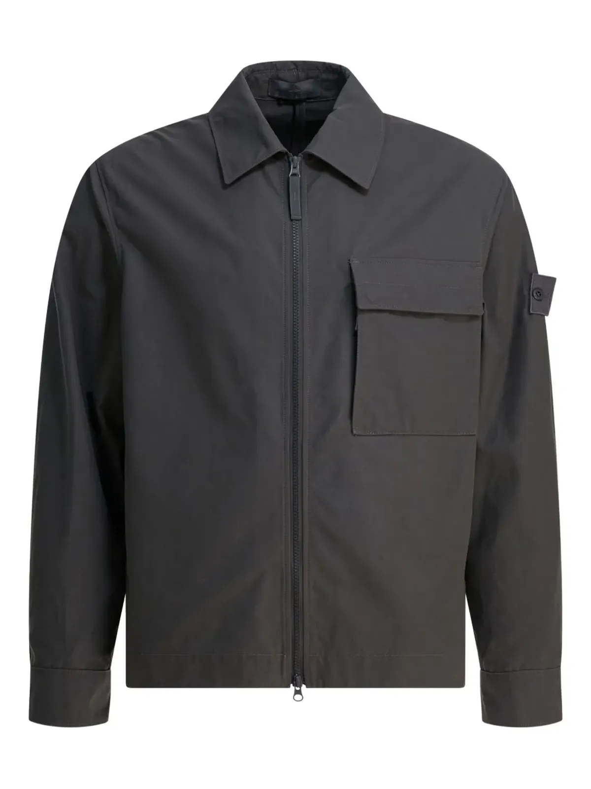 Stone Island ジップファスナー付き パッチポケット シャツジャケット - 画像1