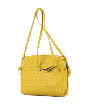 Bottega Veneta イントレチャート織りレザー ショルダーバッグ - サムネイル5
