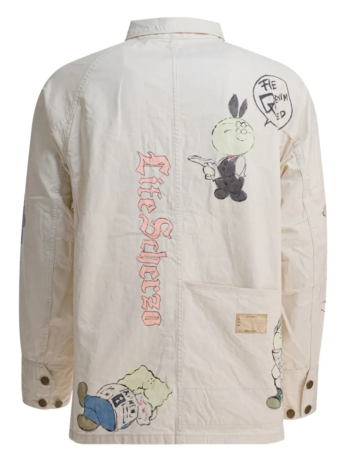 KAPITAL グラフィックプリント コットン シャツジャケット - 画像2