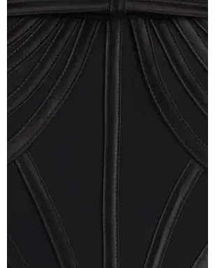 Tadashi Shoji オフショルダーパネルドガウン - サムネイル5