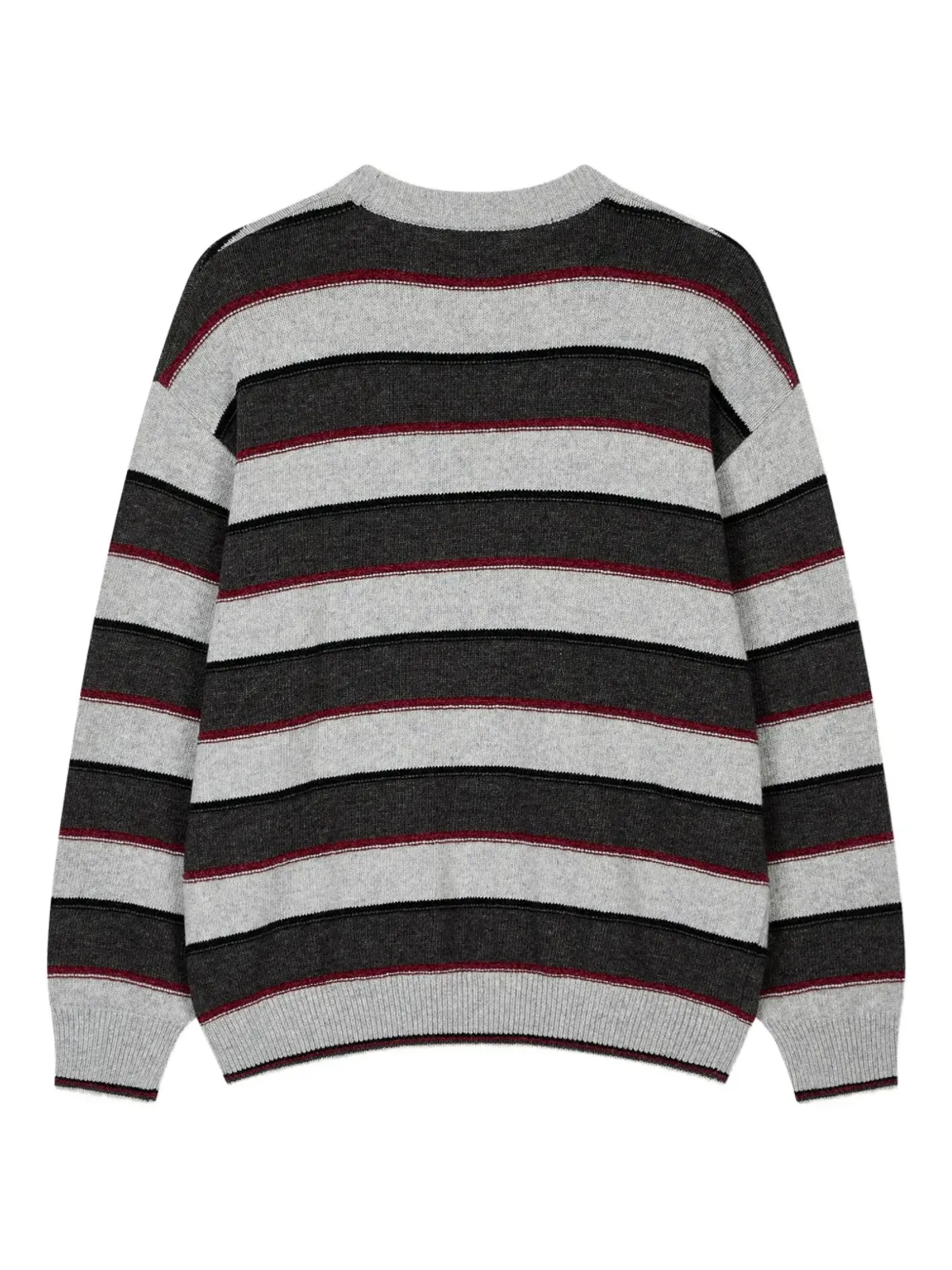 TOMBOY multi-stripes wool-blend sweater - Grey - 画像2
