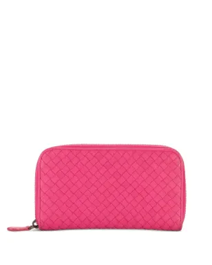 Bottega Veneta Pre-Owned イントレチャート ジップアラウンド長財布 - ピンク - サムネイル1