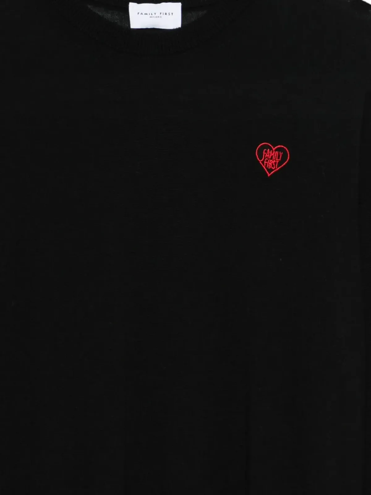 Family First ロゴ刺繍セーター - 画像3