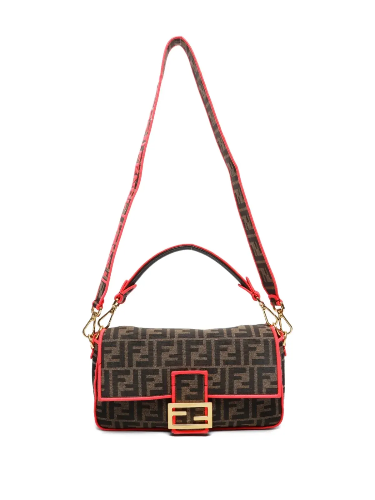 Fendi ビンテージ Zucca Mamma バゲットショルダーバッグ - 画像5
