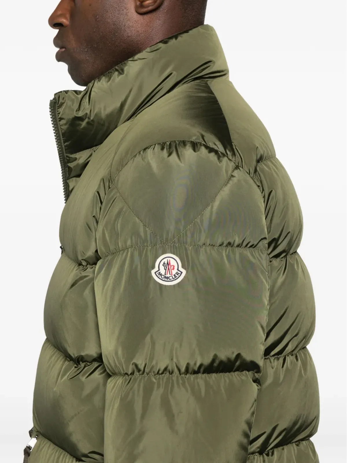 Moncler quilted padded coat - Green - 画像5
