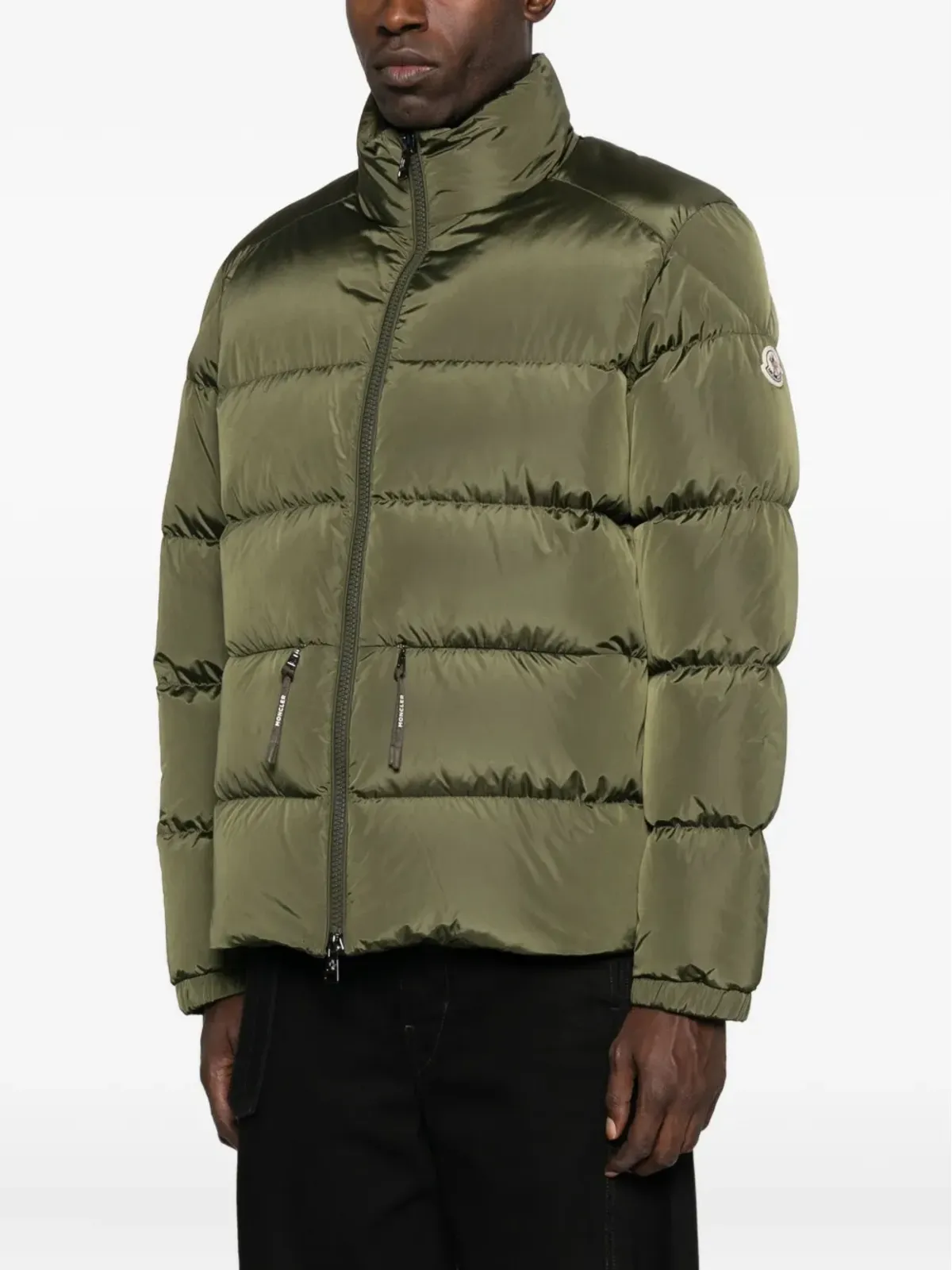 Moncler quilted padded coat - Green - 画像3