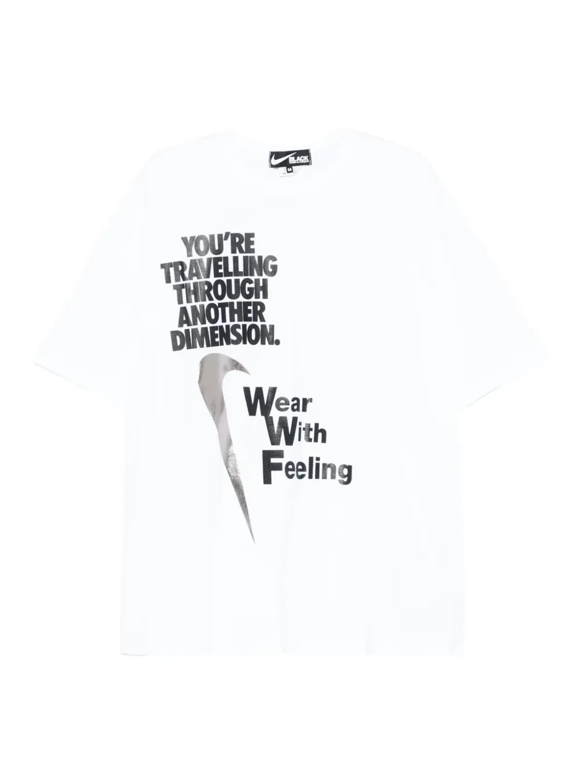 Black Comme Des Garçons プリントTシャツ - 画像1