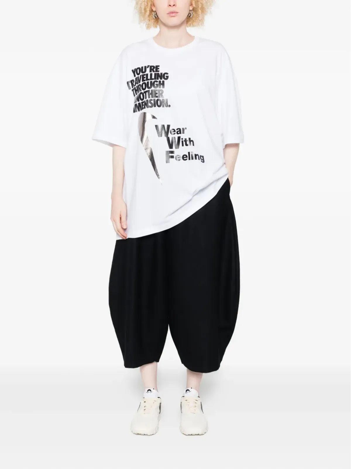 Black Comme Des Garçons プリントTシャツ - 画像3