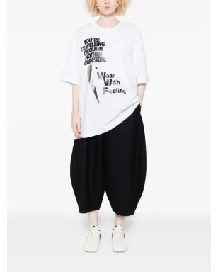 Black Comme Des Garçons プリントTシャツ - サムネイル3