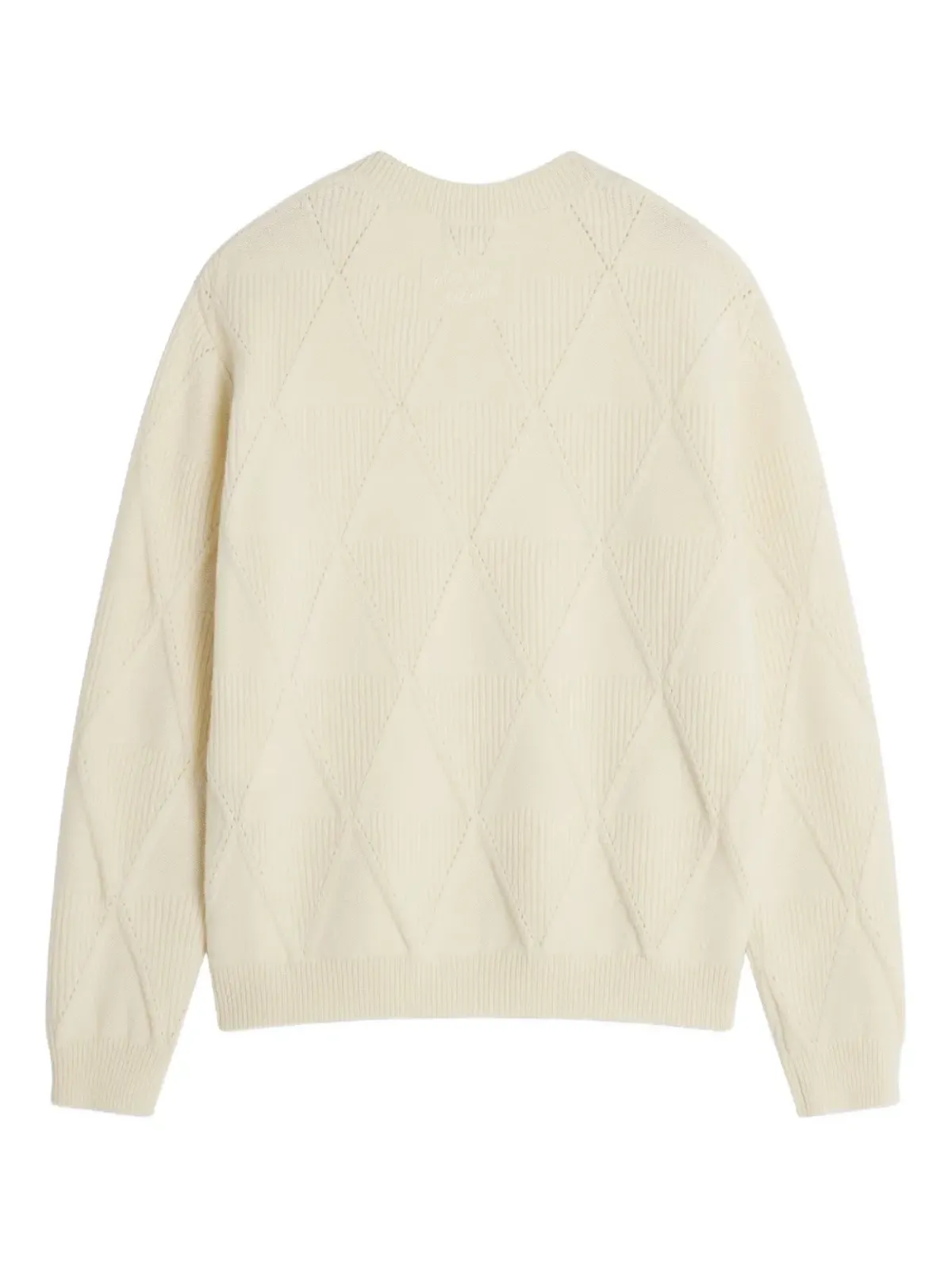 Maison Kitsuné ダイヤモンドパターン ウールセーター - 画像5
